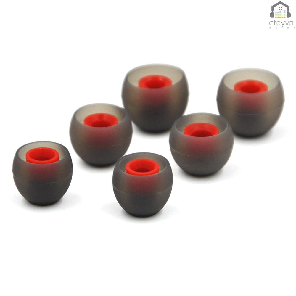 Set 3 cặp 6 cặp nút tai nghe nhét tai L M S 3.8mm cho KZ IE80