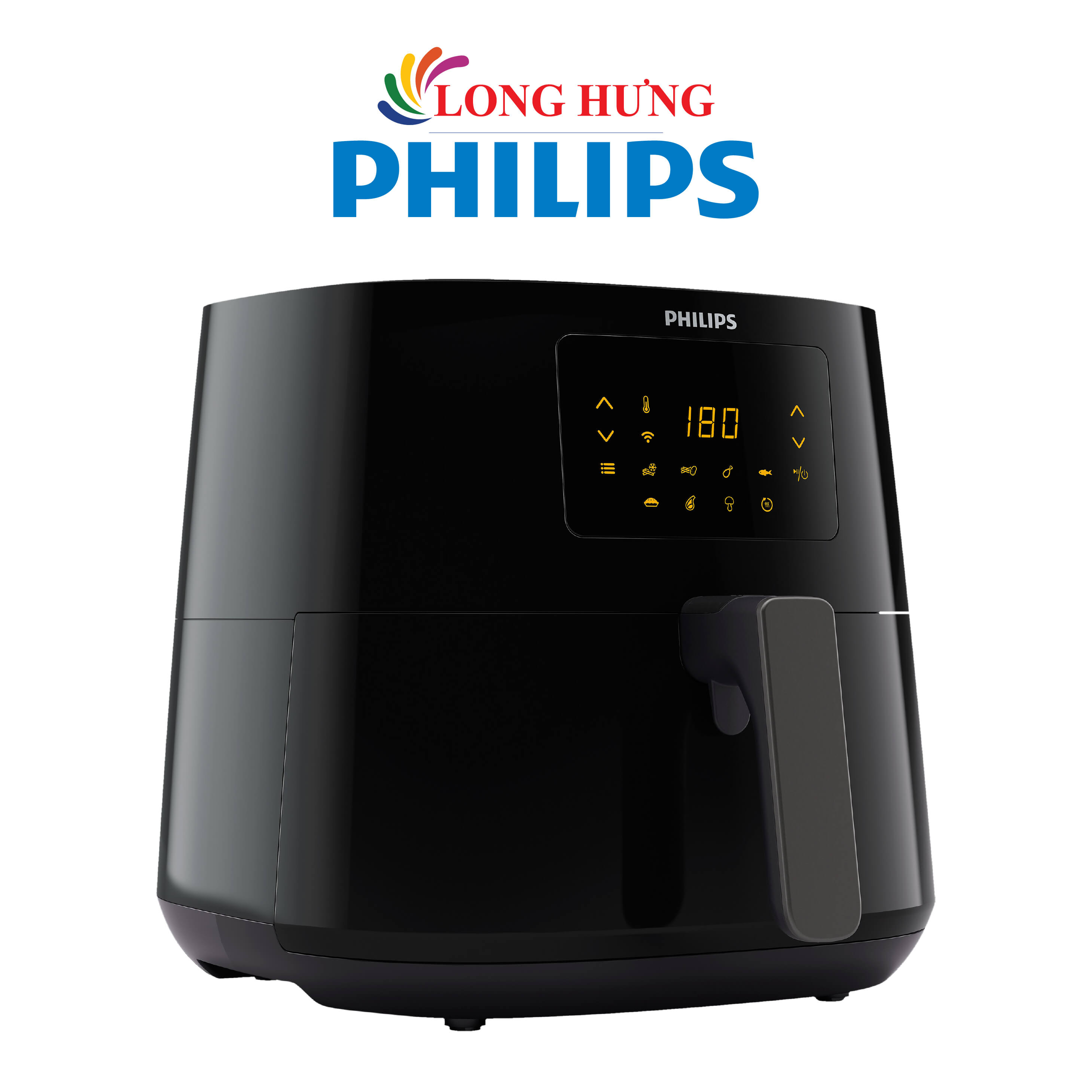 Nồi chiên không dầu điện tử Philips 6.2 lít HD9280/90 - Hàng chính hãng