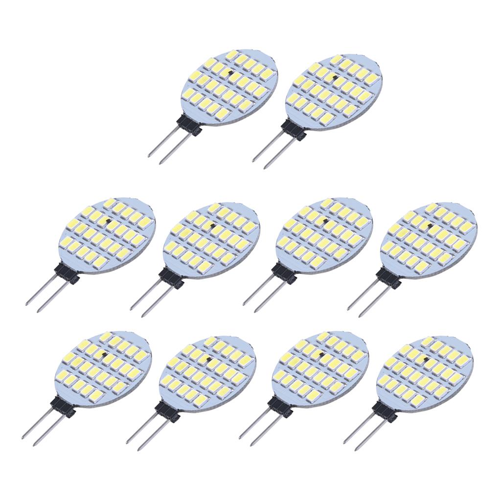 10 Pieces G4 1210 SMD 24 LED Bulb Bulb Warm White Spotlight Bulb 3000-3500K