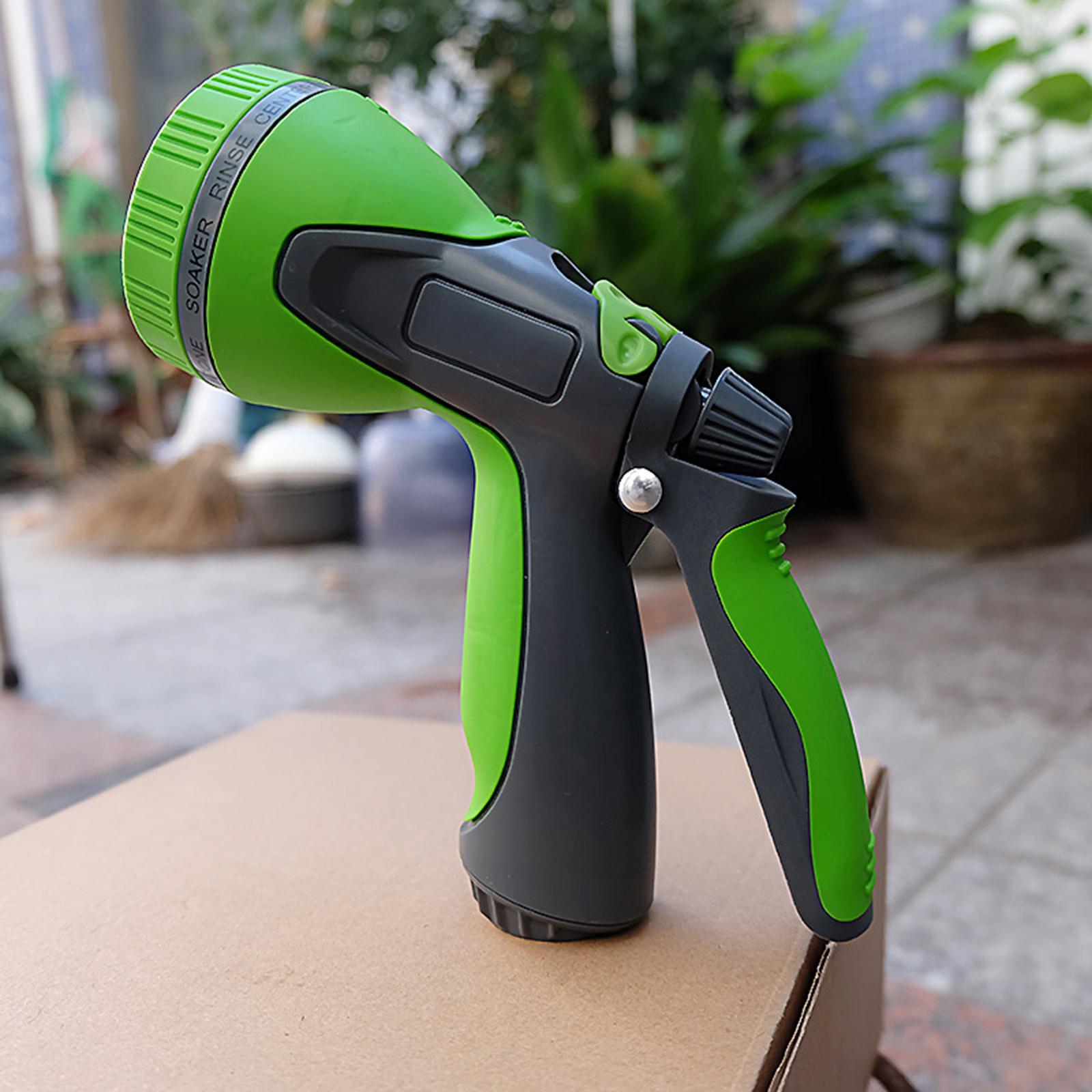 Garden Hose Nozzle, Water Hose Nozzle Heavy Duty, Hose Sprayer, Hose Sprayer Nozzle, Adjustable 10 patterns for Outdoor Watering Gardening Cleaning