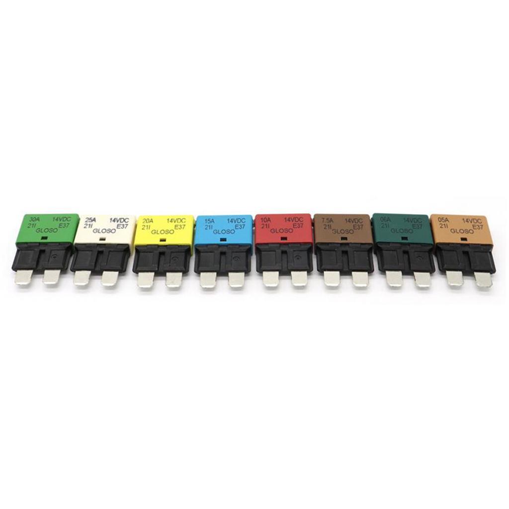 6Amp Mini Automatic Reset -Style Circuit Breaker for Car Truck Marine