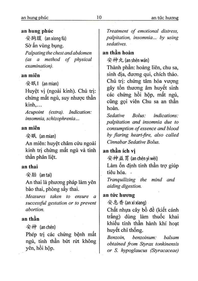 Từ Điển Đông Y (Hán - Việt - Anh) - Trần Văn Kỳ