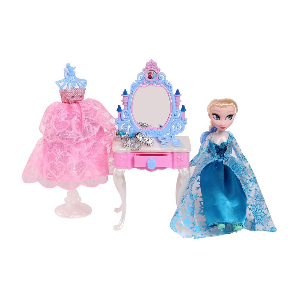 ĐỒ CHƠI BÚP BÊ ELSA TRANG ĐIỂM