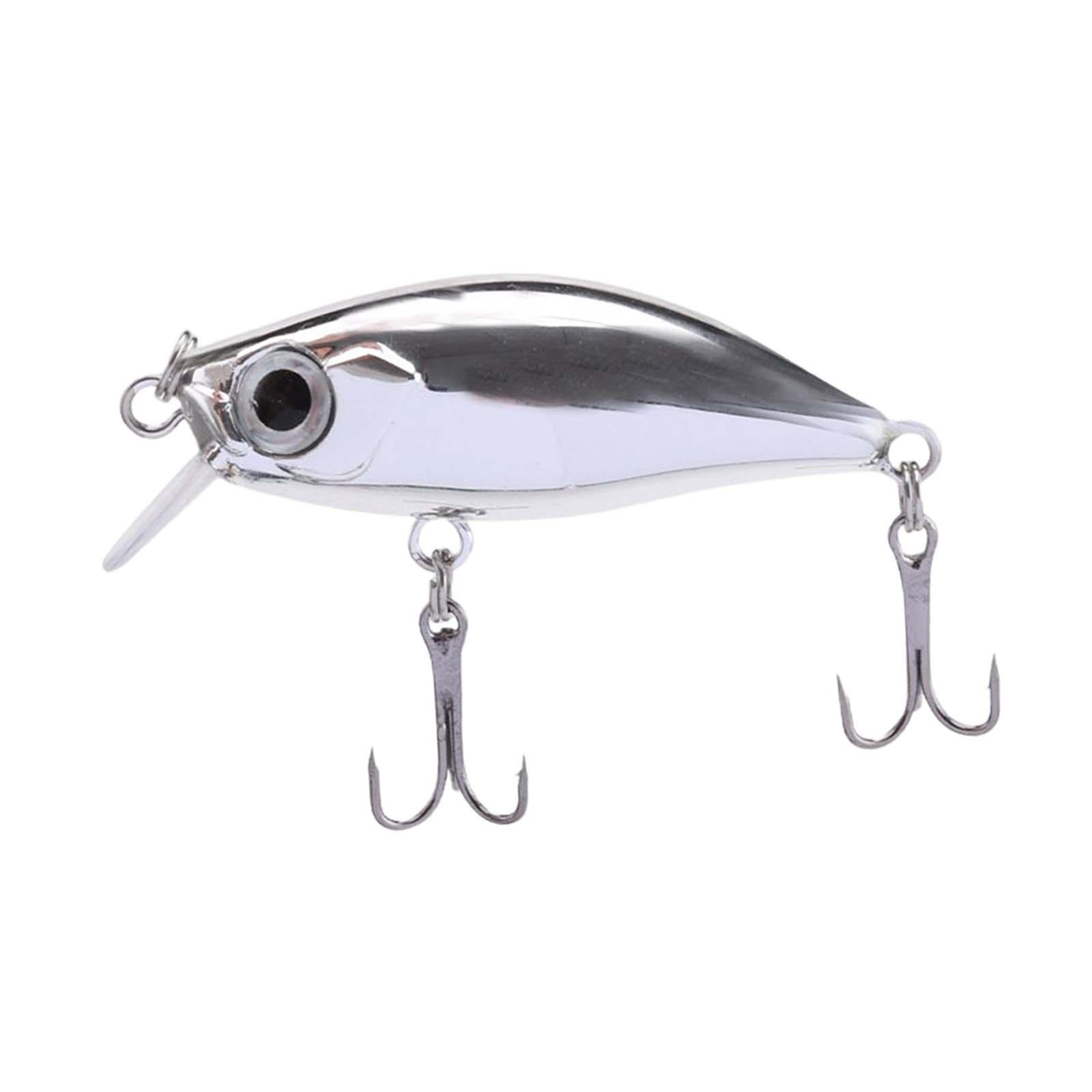 Minnow 3D Eyes Hook Crankbait 4.5cm/4.5G for Walleye