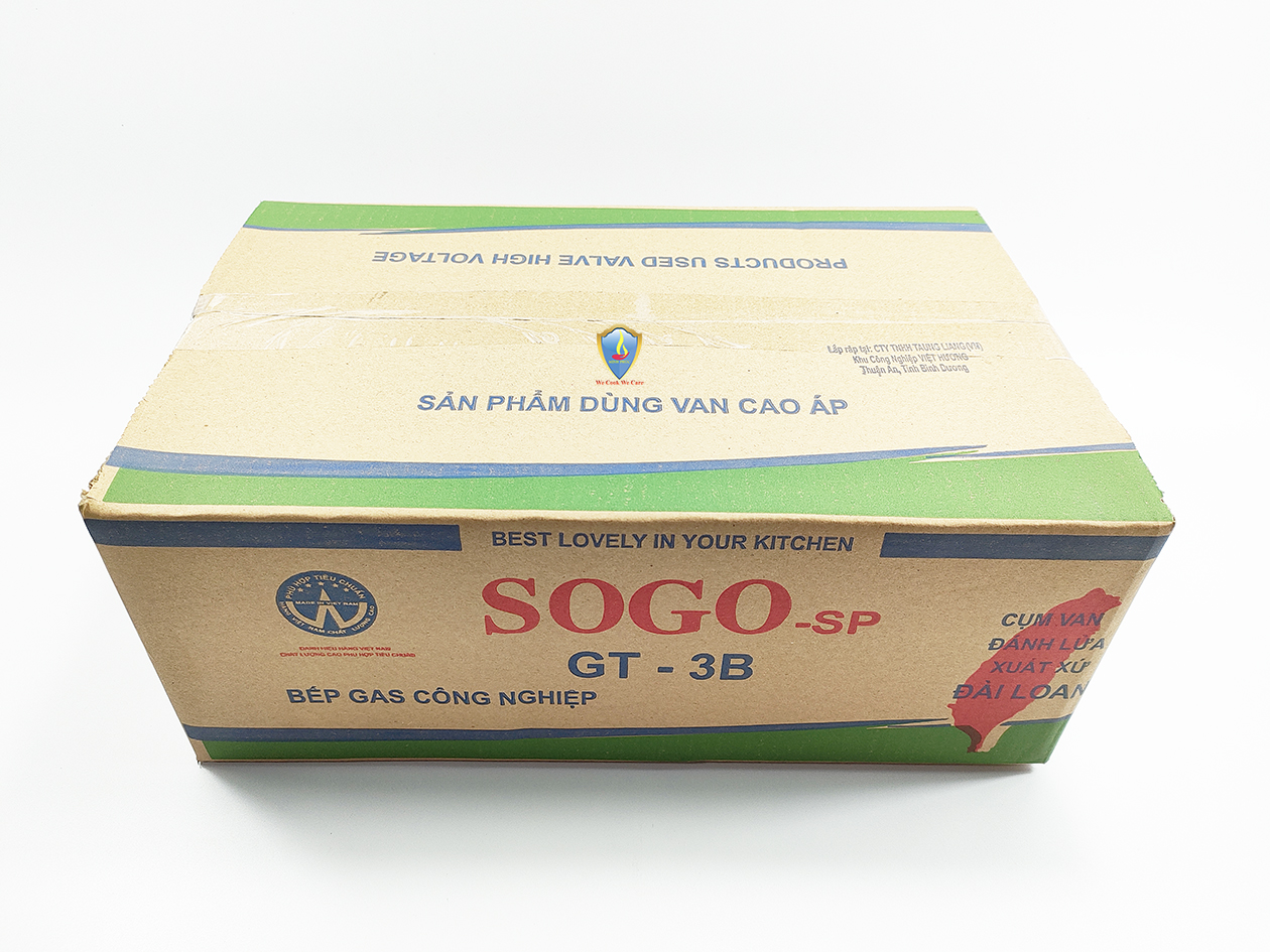 Bếp gas công nghiệp khè mini Sogo SP GT-3B (HÀNG CHÍNH HÃNG SOGO 100%)