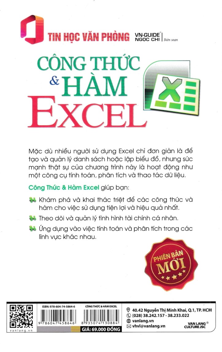 TIN HỌC VĂN PHÒNG - CÔNG THỨC &amp; HÀM EXCEL