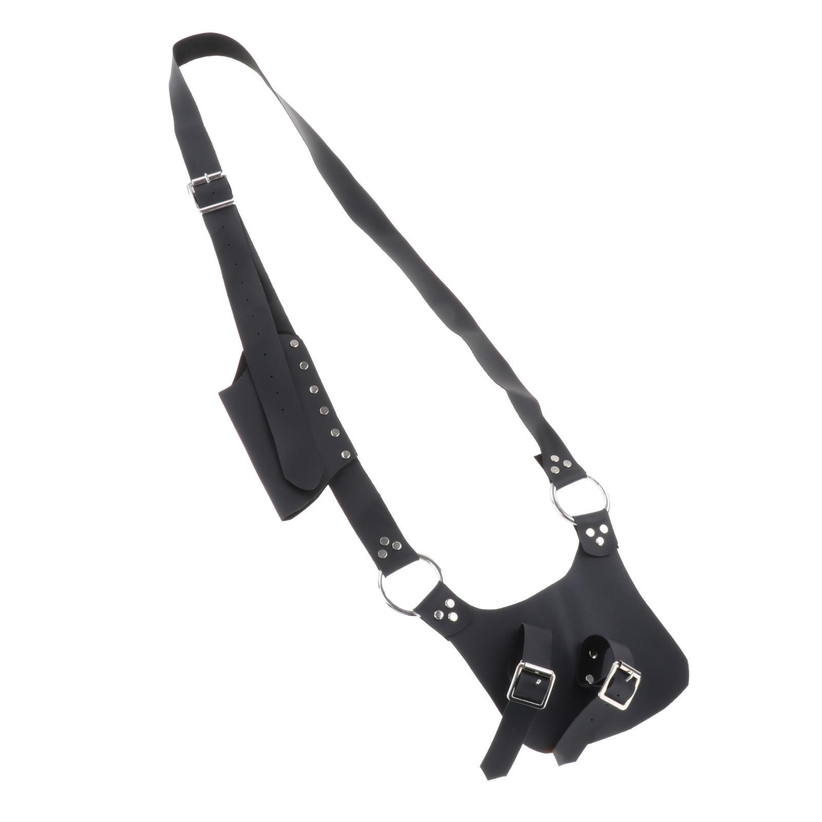 Medieval Shoulder Strap PU Leather Holder for Knight Costume