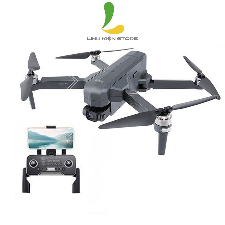 Hình ảnh Flycam SJRC F11s 4K Pro 3Km 2021 – Gimbal chống rung 2 trục và chống rung điện tử EIS - thời gian bay 30 phút - Hàng Nhập Khẩu