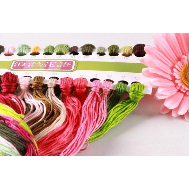 TRANH THÊU CHỮ THẬP - THÊU KÍN HOA HỒNG DX1110 CM - TRANH CHƯA THÊU