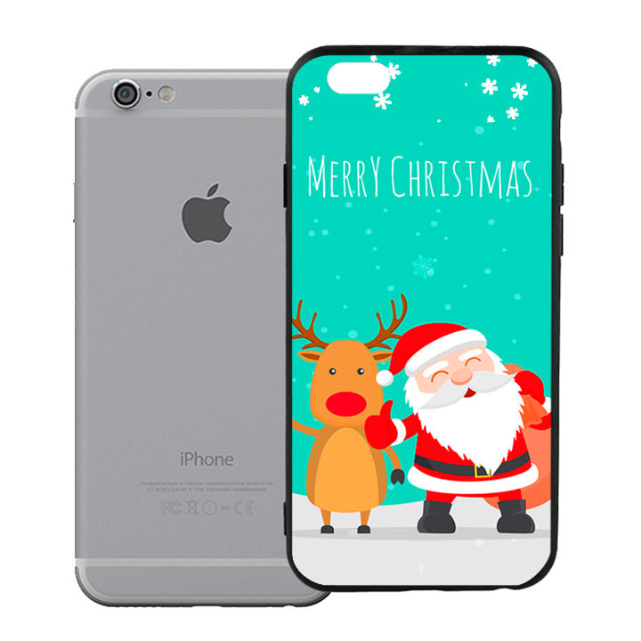 Ốp lưng viền TPU cho điện thoại Iphone 6/6s - Xmas 01