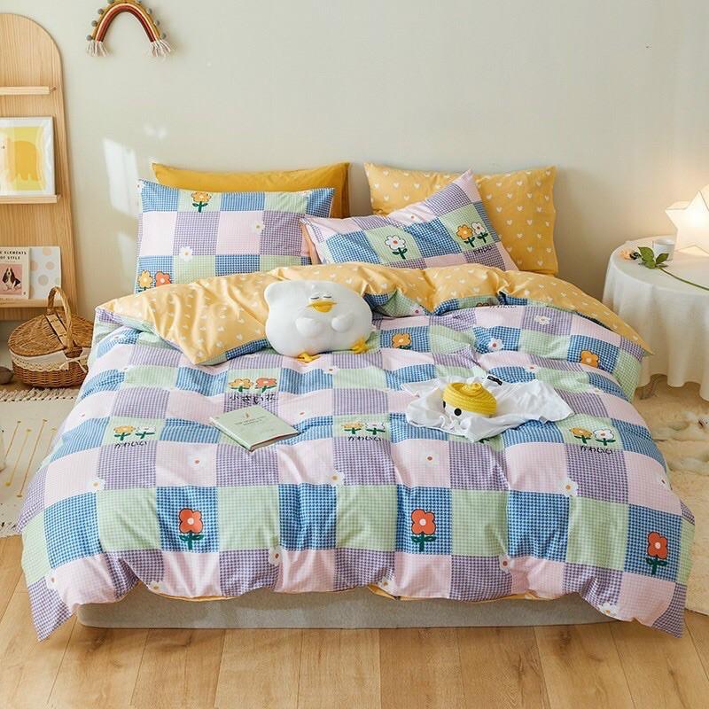 Set Cotton Living Hàng Nhập Khẩu Cao Cấp 4 Món Trong BST Hello Summer