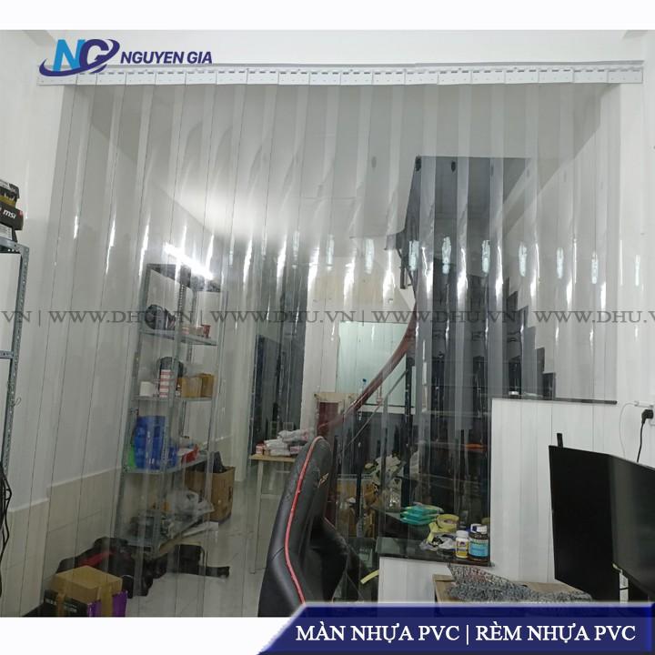 Rèm Nhựa PVC Ngăn Lạnh, Màn Cửa Bằng Nhựa Cho Các Cửa Có Chiều Cao 1,5m