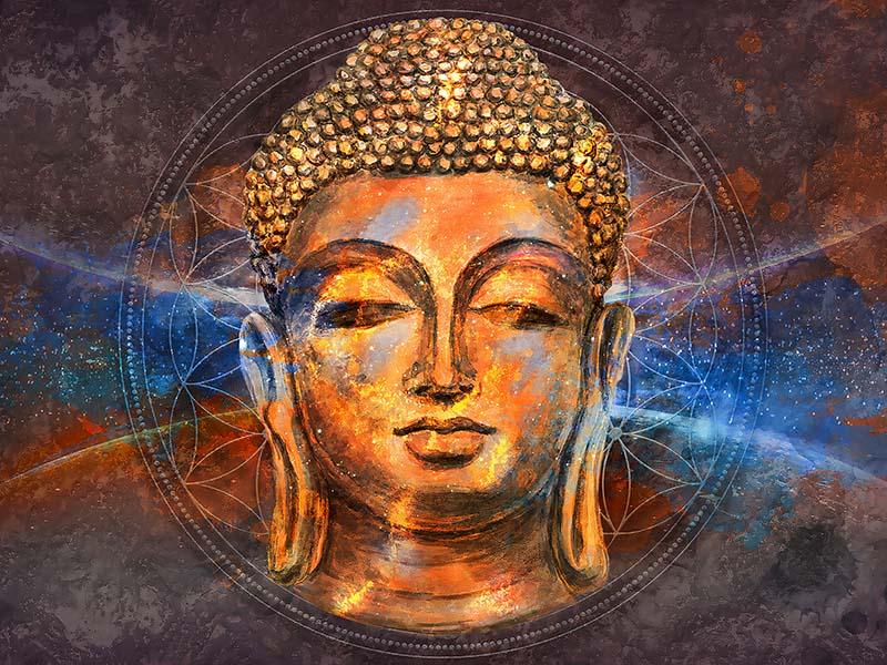 Tranh canvas trang trí cho không gian thiền - ZEN007