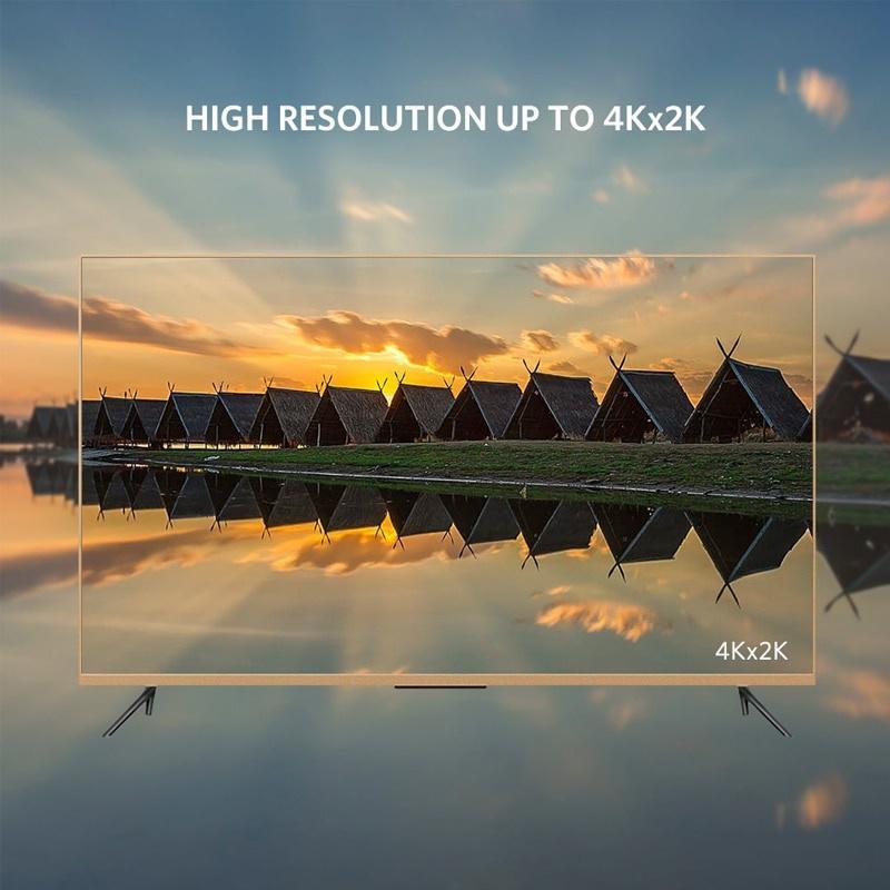 Dây Cáp Chuyển Đổi DP Sang HDMI 4K Dài 1.8m Chuyên Dụng Cho Máy Chiếu/Laptop