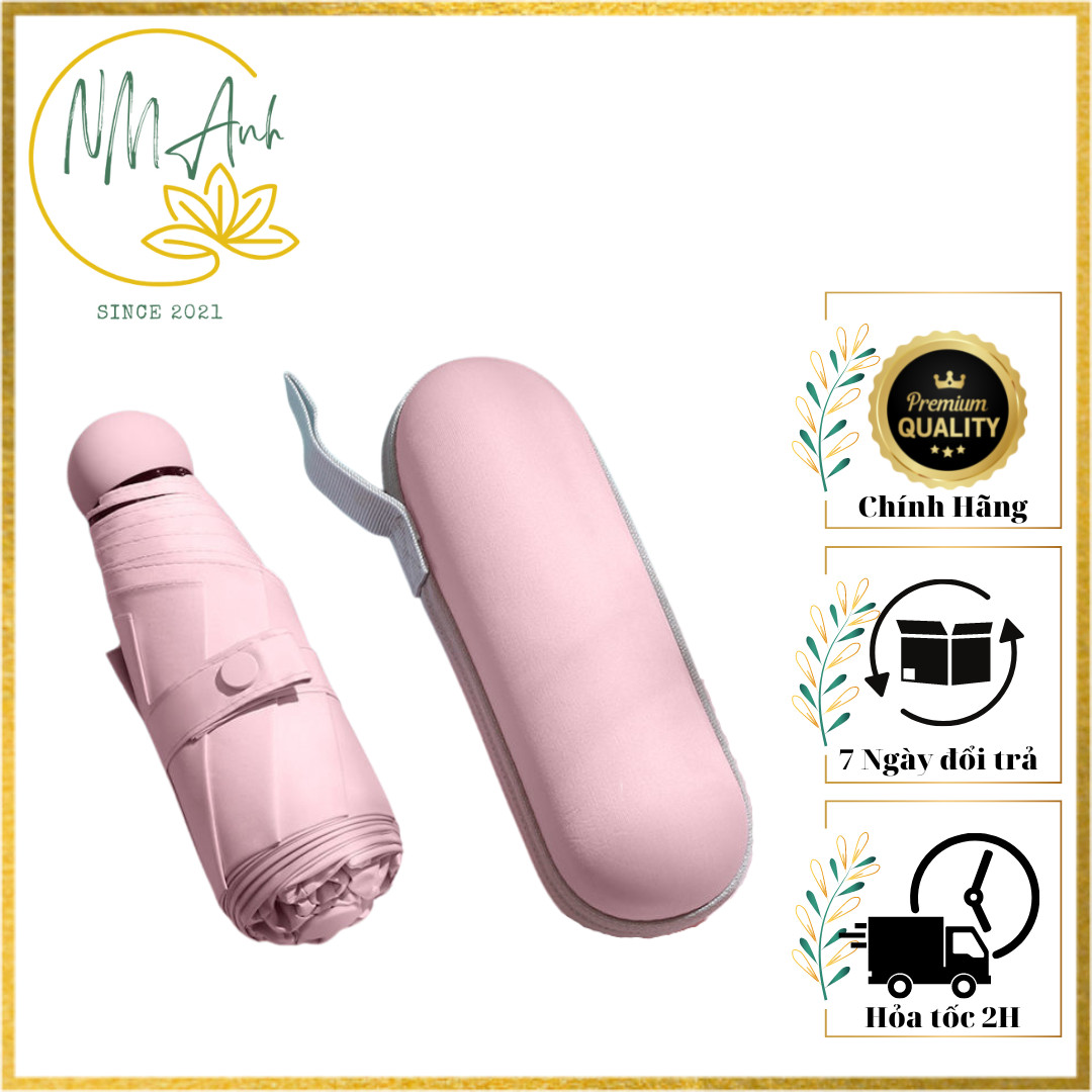 Ô Dù Mini Chống Tia UV - Loại 8 Nan Nhỏ Gọn Tiện Lợi