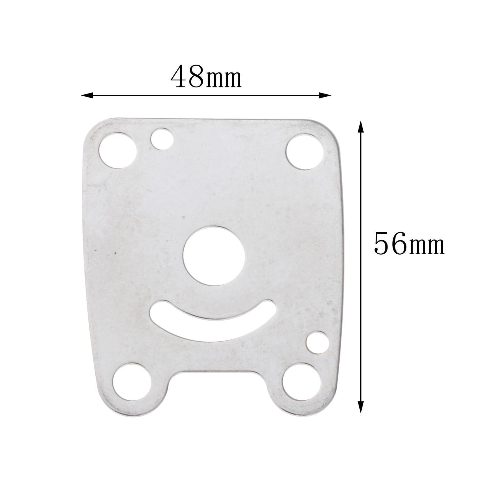 Outboard Water Pump Wear Plate Parts 6E0-44323-00 Wear Resistant Easy Installation Repair Accessories for 2  5HP 6HP