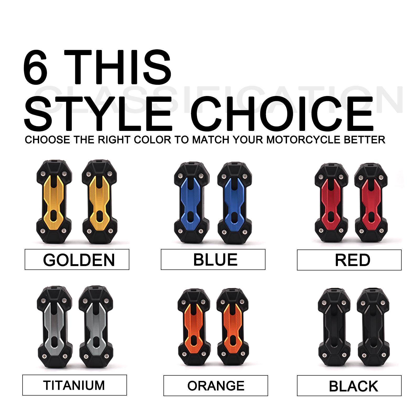 Universal 22mm 25mm Motorcycle Engine Guard Bumper Crash Bar Bumper Engine Guard Protector Decorative Block