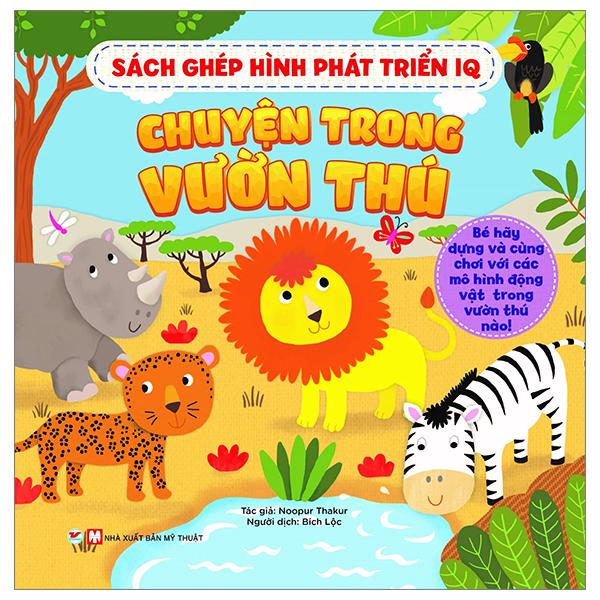 Sách Ghép Hình Phát Triển IQ – Chuyện Trong Vườn Thú