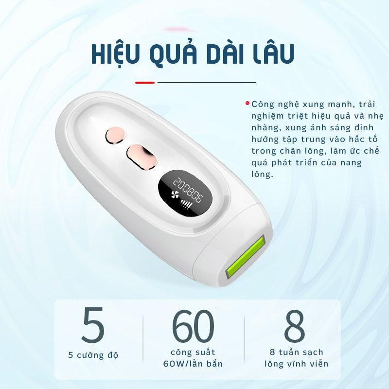 Máy Triệt Lông Vĩnh Viễn Mini Cầm Tay Tại Nhà-999.000 Xung