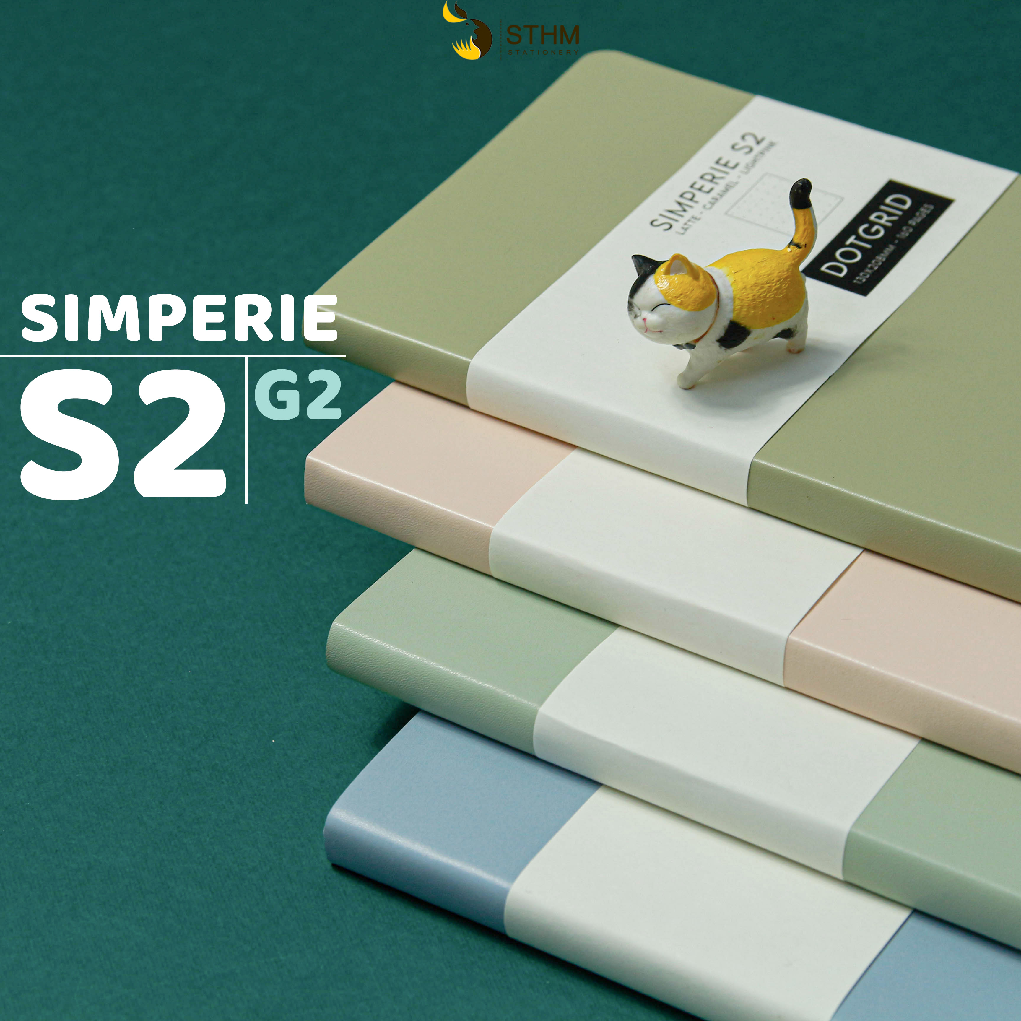- Sổ tay bìa mềm Simperie S2- 160 trang 100gsm - Bìa da PU cao cấp