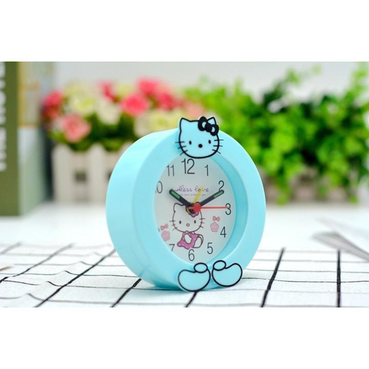 Đồng Hồ Báo Thức Để Bàn Mini Hello Kitty Làm quà tặng sinh nhật cho bé