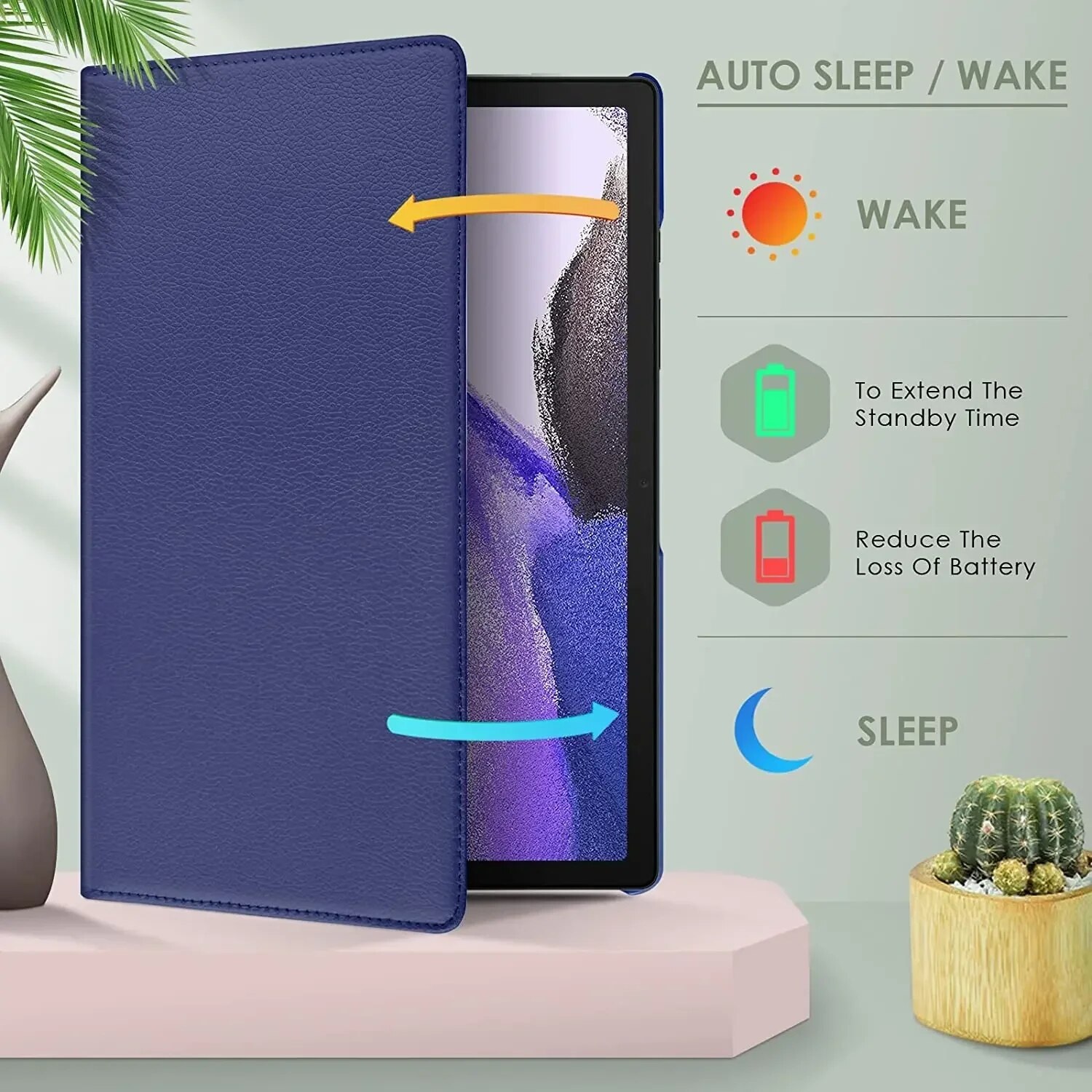 Case bao da chống sốc xoay 360 độ cho Samsung Galaxy Tab S9 / S9 Plus / S9 Ultra hiệu HOTCASE - hàng nhập khẩu