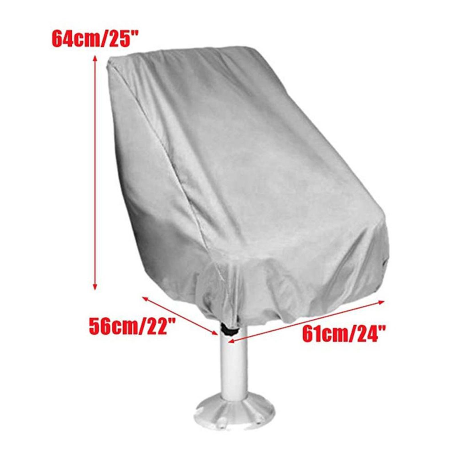 2X Boat Seat Cover Outdoor Yacht Waterproof  Protection