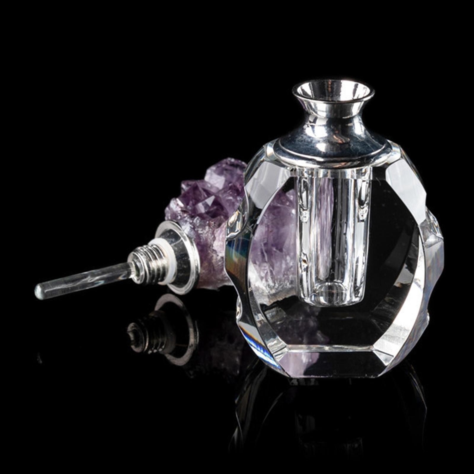 Crystal Empty Refillable Perfume Glass Bottle Home Decor Women Lady's Gifts