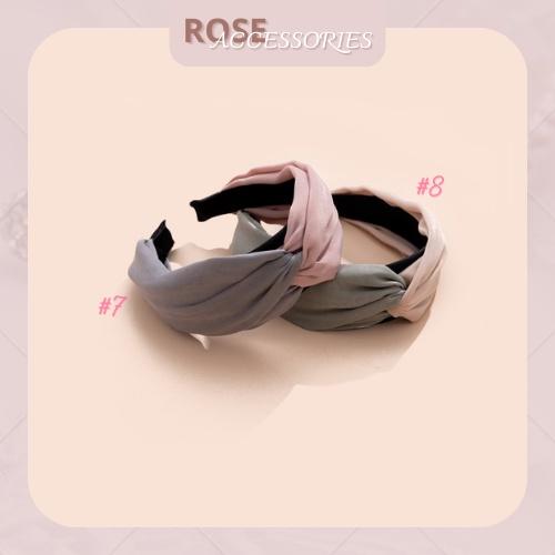 Băng đô nữ thời trang phong cách Ulzzang nhiều màu Rose.Accessories mã BĐ03