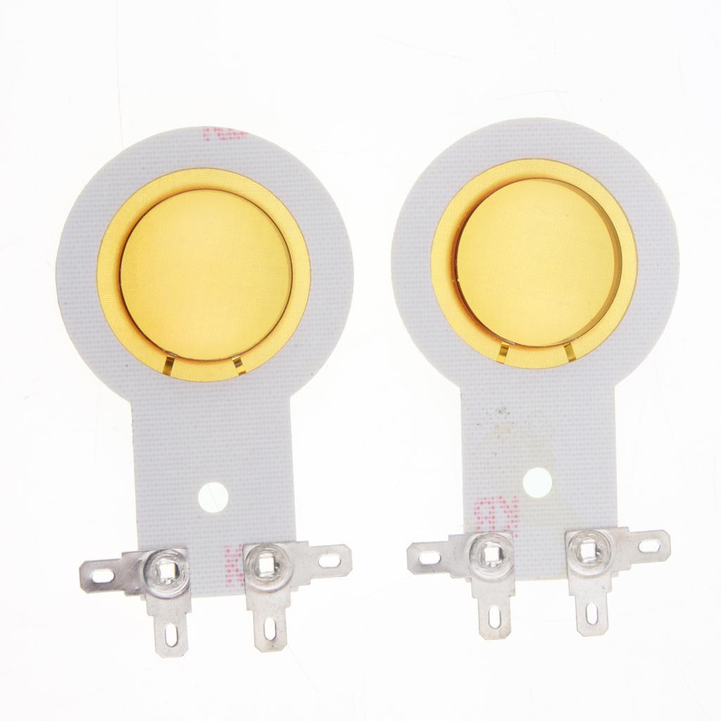 2 Pack 25.5mm Speaker Driver Dome Diaphragm Voice