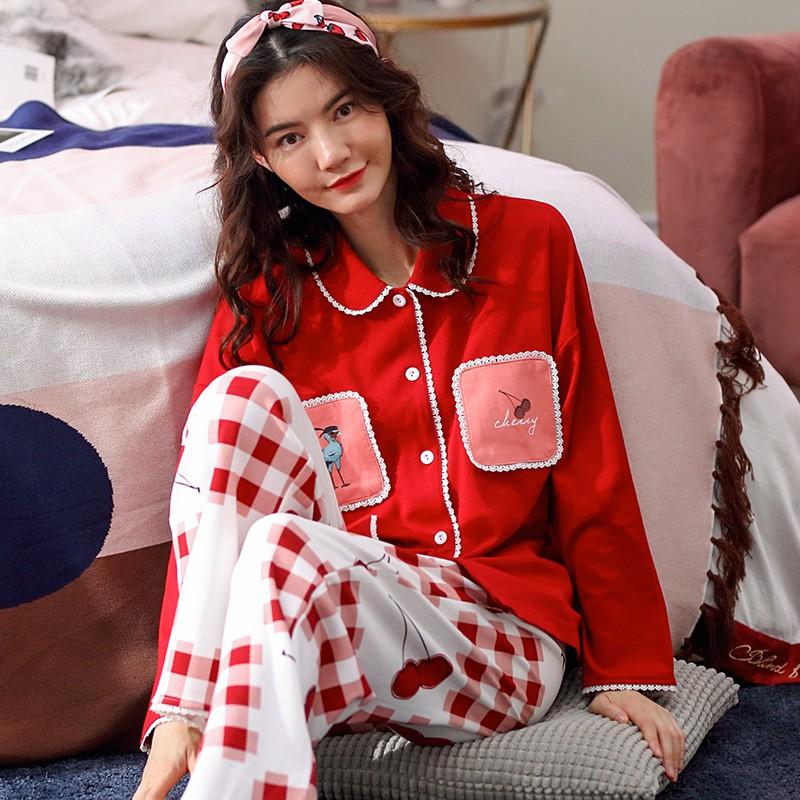 Đồ bộ pijama cộc tay cotton 100% thoáng mát, tông trắng/đen cá tính
