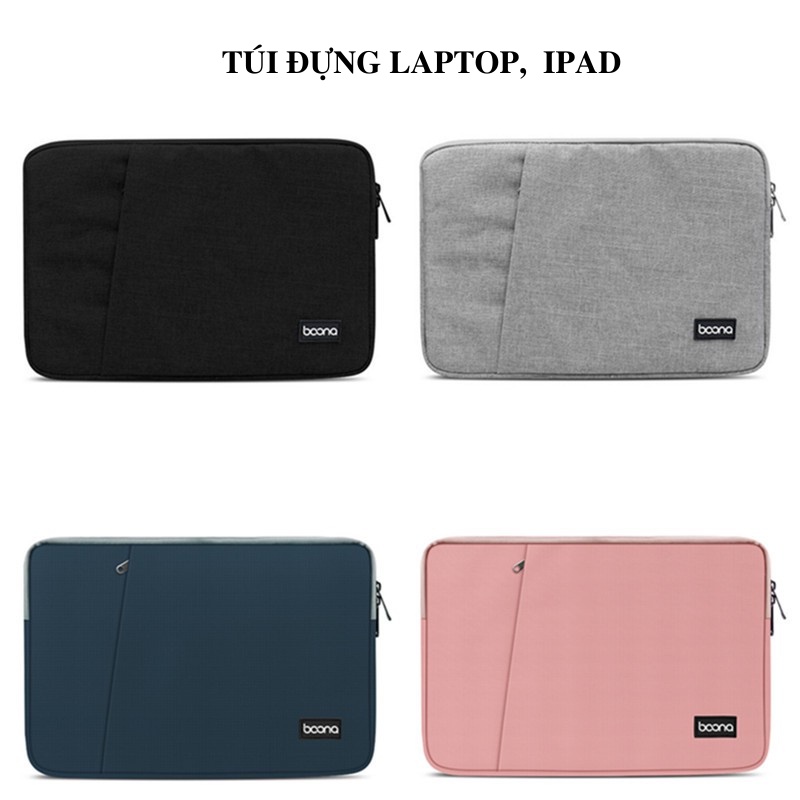 Túi Đựng Laptop Chống Sốc BAONA 2 Ngăn /11/12/13.3/14/15/16 Inch,Túi laptop Thời Trang, Tiện Lợi Mang Theo