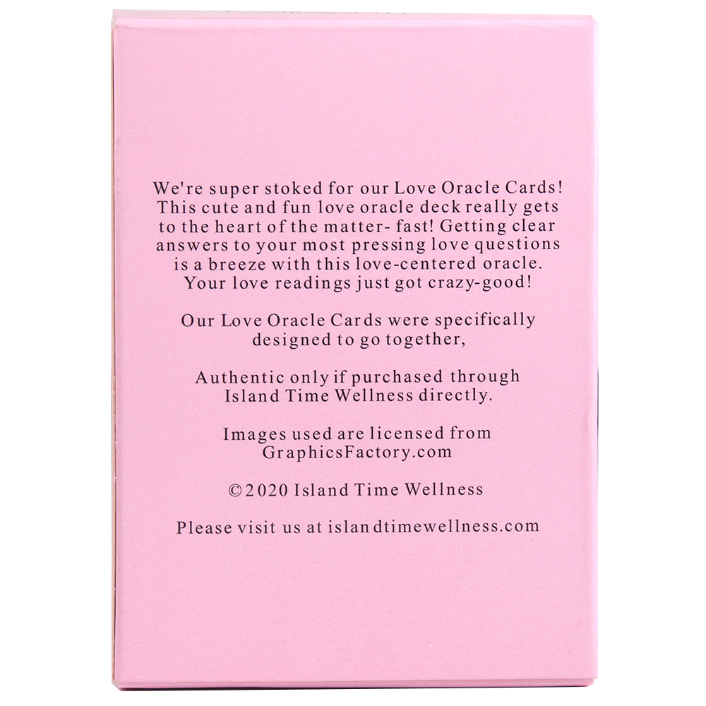 Bộ Tarot Island Time Wellness Love Oracle Cards Tarot Decks