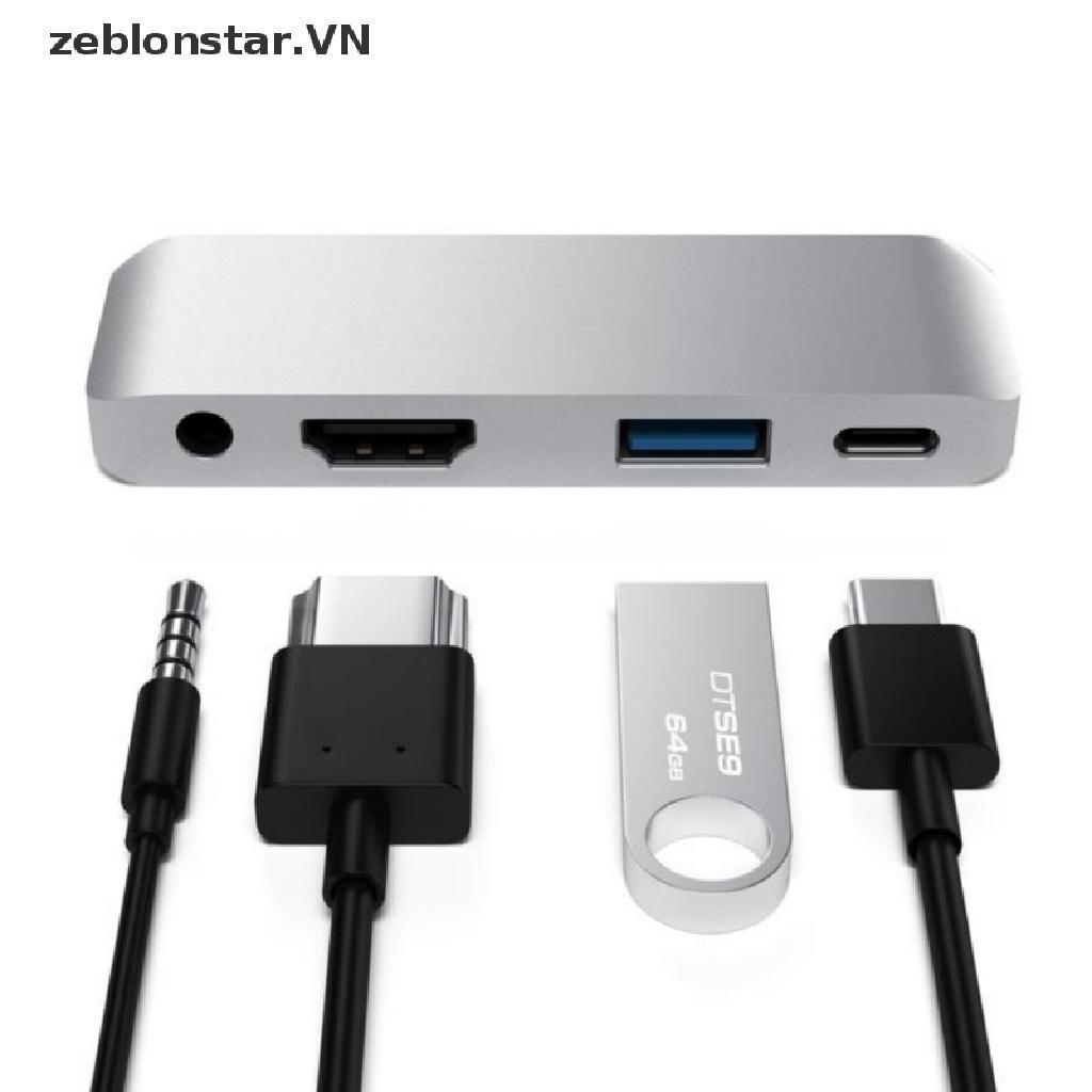 Bộ ChuyểN HUB HDMI PD / PD / HUB / Usb Type C Sang 3.5mm 4K Cho iPad