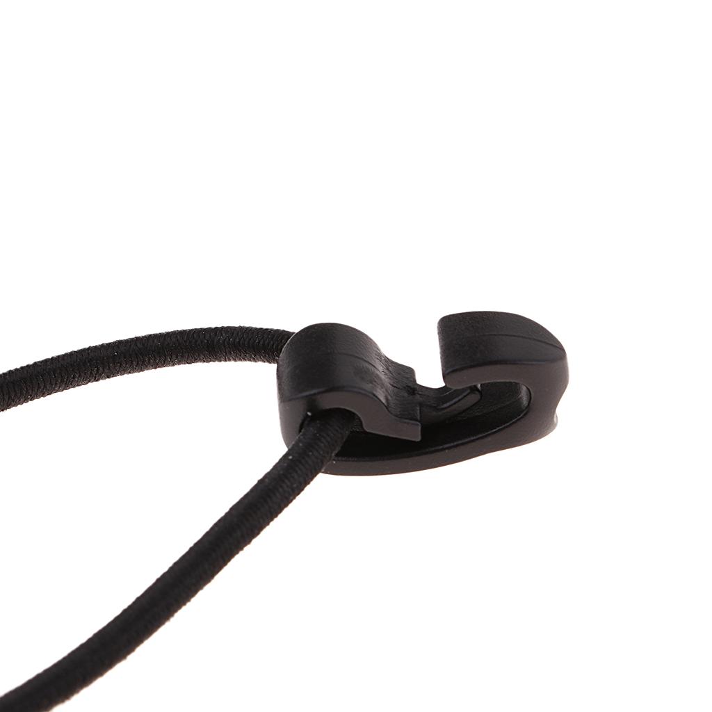 10pcs String Buckle Storage Cord Laces Elastic Kit with Hooks Locks