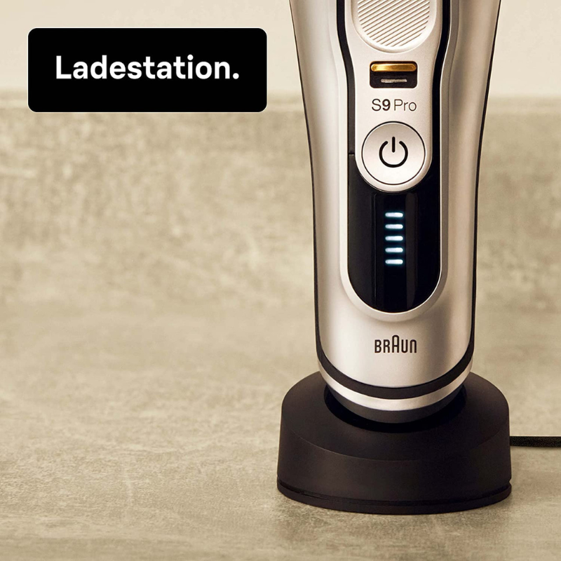 Máy cạo râu điện Braun Series 9 Pro 9417 Wet & Dry Made In Germany Hàng Chính Hãng