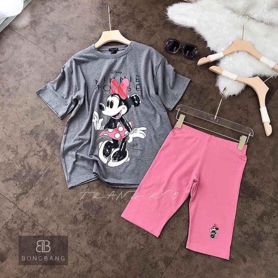 Bộ mickey nữ, bộ đồ mickey SETN110