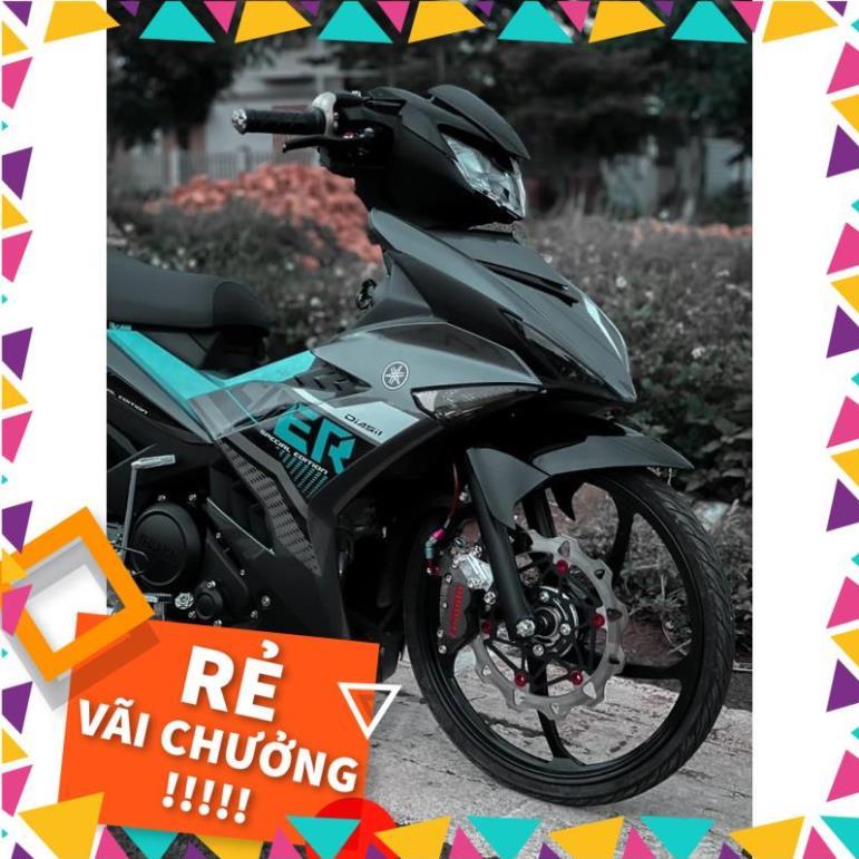 Tem Exciter 150 mẫu mới 2020 xanh ngọc - tem rời dán xe xám đen