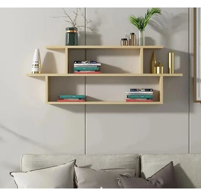 Kệ Gỗ Xếp Tầng Treo Tường Hiện Đại Tundo CTKT502 KT 120 x 40 x 20cm