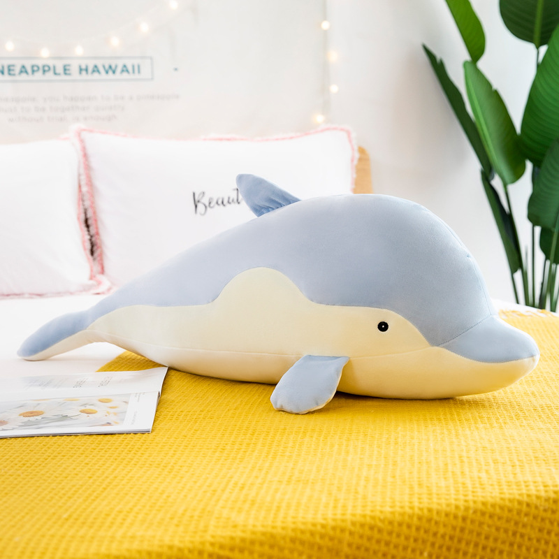 Thú Bông Cá Heo Dễ Thương, Cá Voi Mềm Mịn Cute (35cm---&gt;70cm) Gối Ôm Cá Heo Đáng Yêu, Cá Voi Cao Cấp Hàng Xịn Loại 1, An Toàn Cho Trẻ Nhỏ