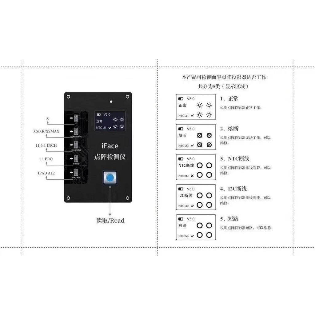 Đế test FaceID hãng LUBAN