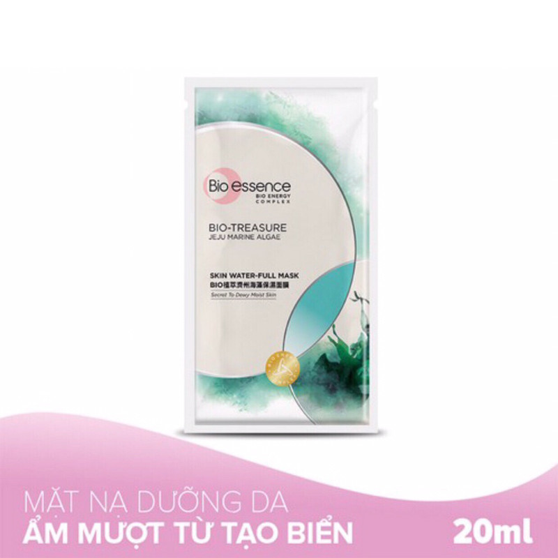 Combo 5 Mặt Nạ Tảo Biển Dưỡng Da Ẩm Mượt Bio Jeju Marine Algae Bio-Essence (20ml*5)