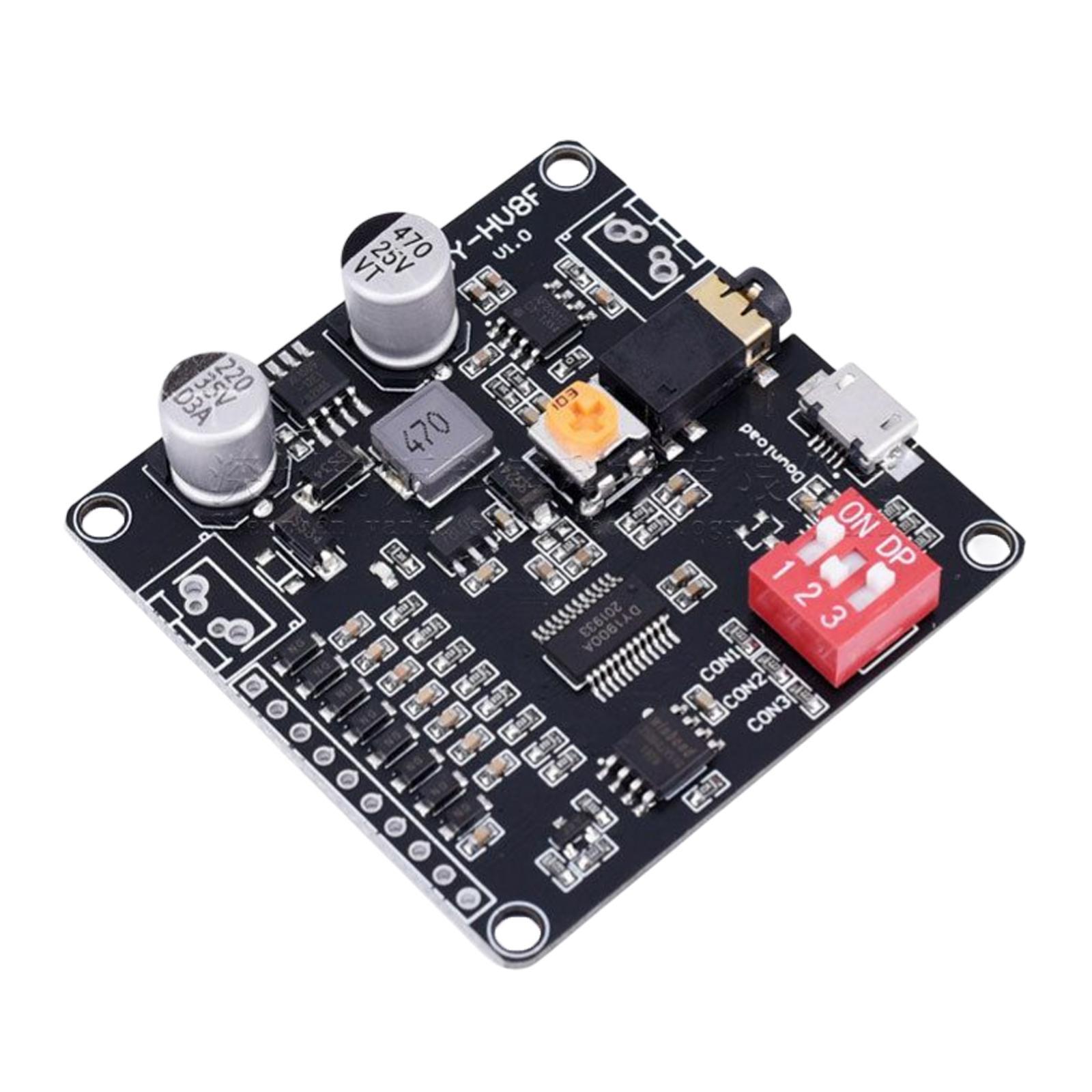 Voice Playback Module Support TF Card Electronic Components Accessories, Recording Hv8F SD TF Amplifier Board MP3 Music Player