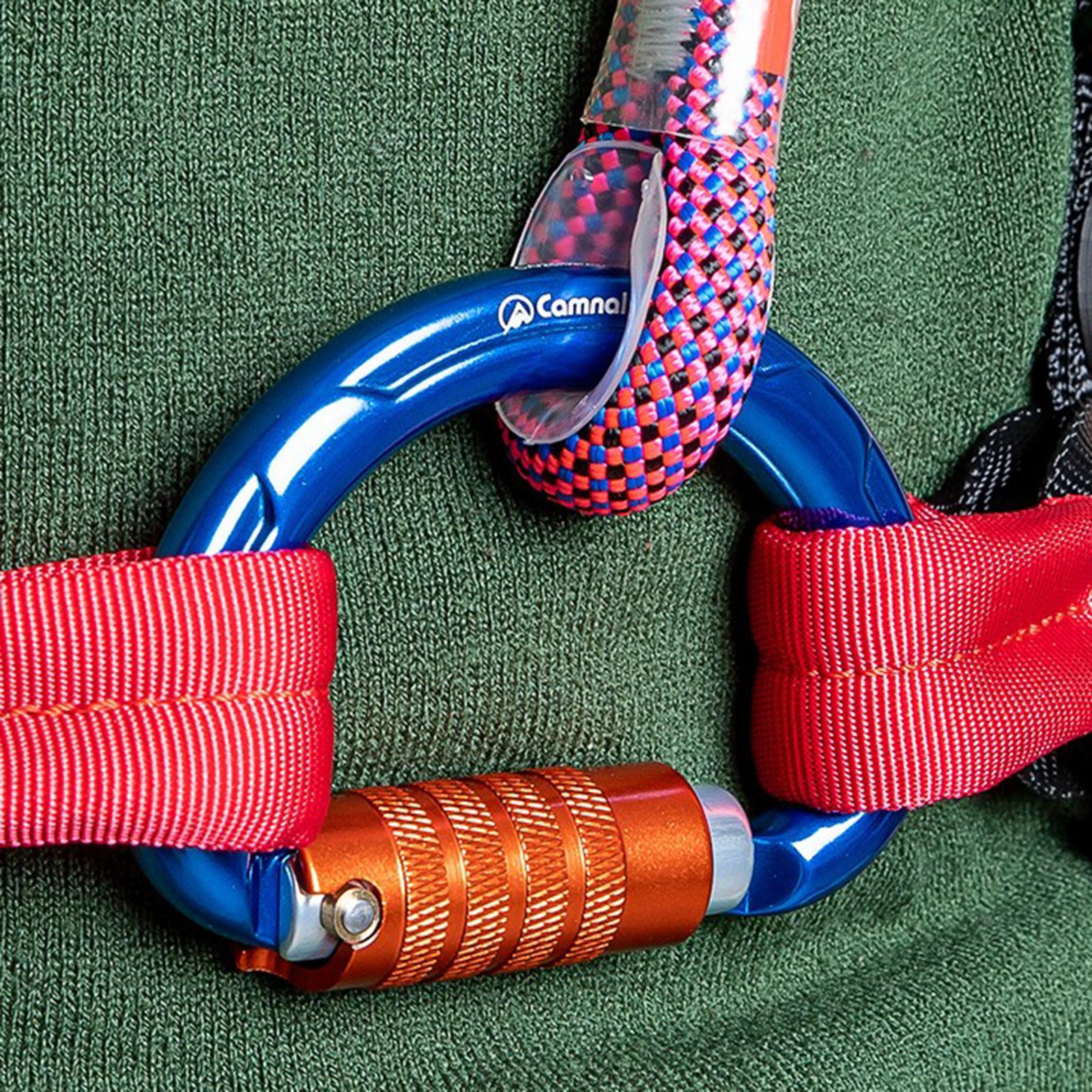 20KN Locking Carabiner Clip Aluminium Shape Hook for Climbing