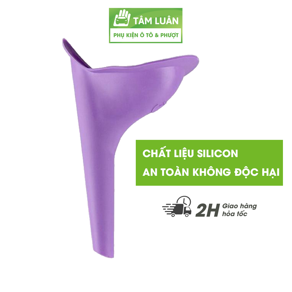 Dụng cụ hỗ trợ đi tiểu cho nữ, chất liệu silicon an toàn, tiện lợi mang đi du lịch, đi phượt TÂM LUÂN Chổi lau tẩm dầu - Hàng chính hãng