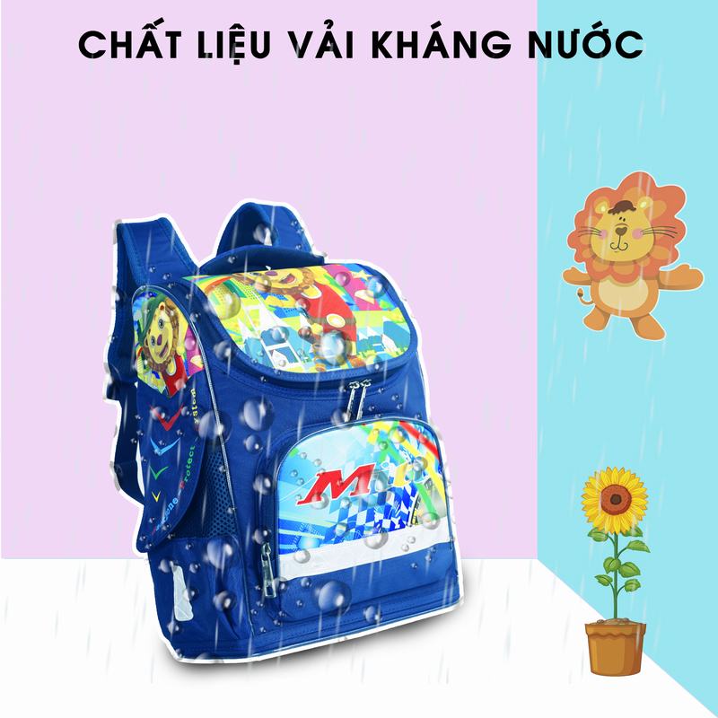 Cặp Học Sinh Chống Gù MITI C11060W_LIO Dành Cho Bé Trai