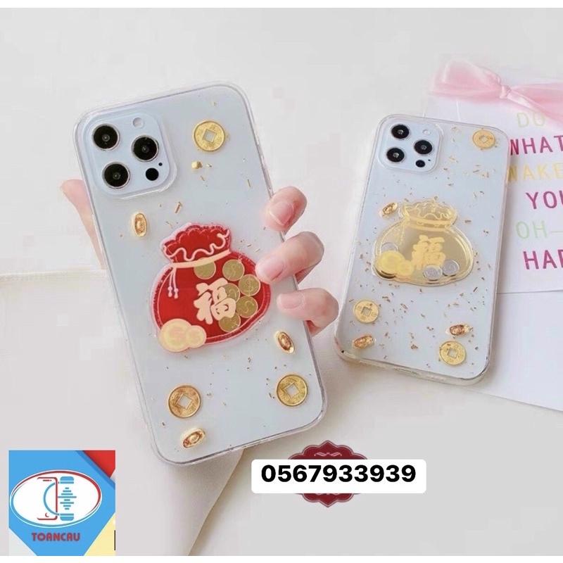 Ốp lưng Tết gắn túi tiền may mắn dành cho 11 PROMAX/12PROMAX/13PROMAX/14PROMAX - Phụ Kiện Toàn Cầu