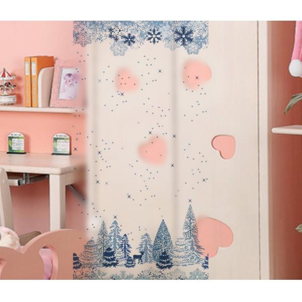 Decal Dán Kính Cao Cấp - Rừng Núi Tuyết Băng Gía