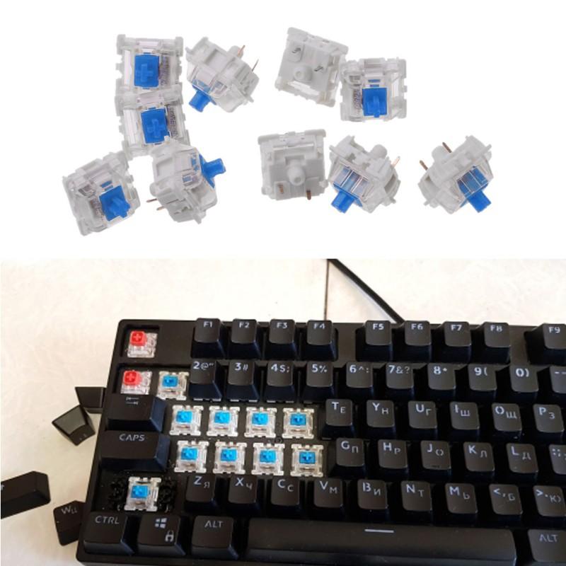 Set 10 Bàn Phím Cơ 3pin Gateron Mx Fit Gh60