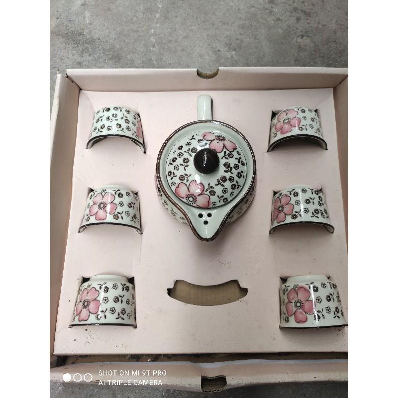 Bộ Ấm Chén Uống Trà,Bộ Ấm Trà Phong Cách Nhật Bản Thích Hợp Làm quà Tặng